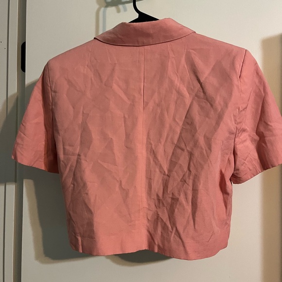 Maison d’ Amélie cropped peach blazer.  U.S. size small. - Picture 6 of 6